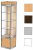 Витрина-колонна с фризом (ВК13пр-ф)