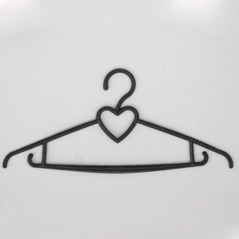 Вешалка-плечики пластиковые для одежды (артикул: В-105)